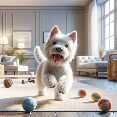 An image illustrating Juegos para estimular la mente de tu Westie en casa