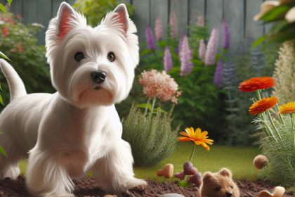 An image illustrating Por qué los Westies son tan curiosos y cómo canalizarlo