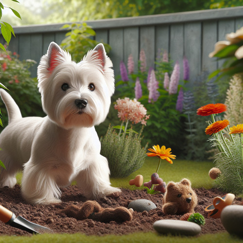 An image illustrating Por qué los Westies son tan curiosos y cómo canalizarlo