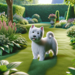 An image illustrating Cómo evitar que tu Westie cavar agujeros en el jardín