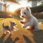 An image illustrating Cómo socializar un Westie que tiene miedo a otros perros