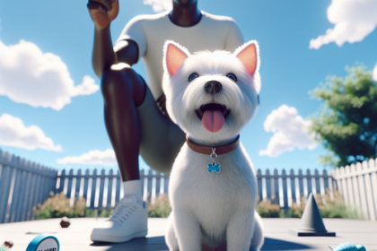 An image illustrating Cómo adiestrar un Westie con clicker training