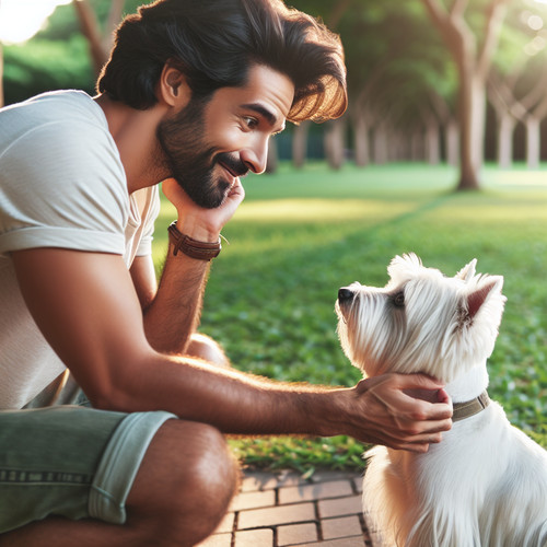 An image illustrating Cómo reforzar el vínculo emocional con tu Westie