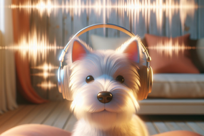 An image illustrating Qué sonidos calman a un Westie nervioso