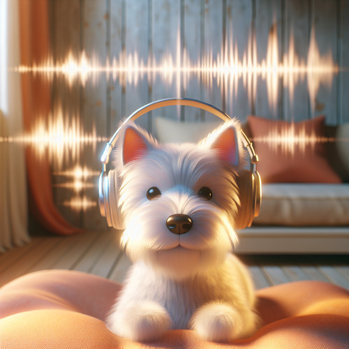 An image illustrating Qué sonidos calman a un Westie nervioso