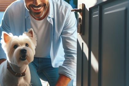 An image illustrating Qué hacer si tu Westie no quiere salir a pasear