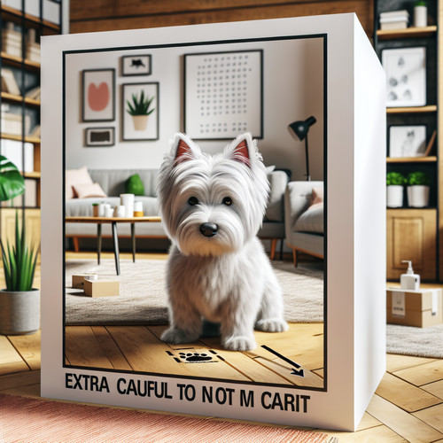 An image illustrating Cómo evitar que tu Westie marque dentro de casa