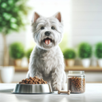 An image illustrating Cómo adaptar la alimentación de un Westie senior