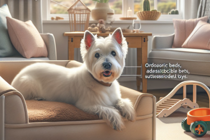 An image illustrating Cómo adaptar tu casa para un Westie anciano