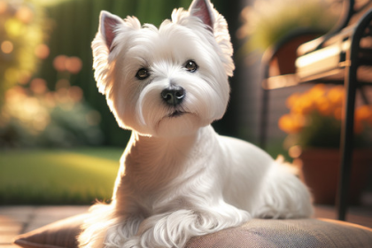 An image illustrating Cómo enseñar a tu Westie a quedarse quieto