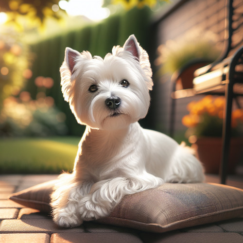 An image illustrating Cómo enseñar a tu Westie a quedarse quieto