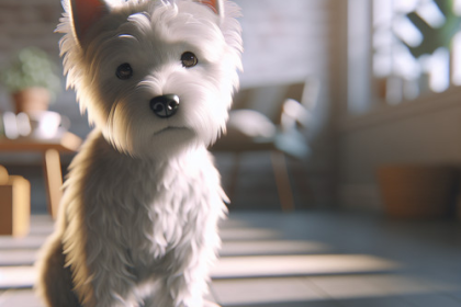 An image illustrating Cómo detectar depresión o tristeza en tu Westie