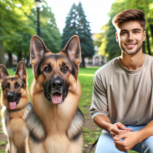 An image illustrating Cómo reforzar el entrenamiento de obediencia en Pastor Alemán adulto