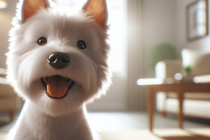 An image illustrating Cómo limpiar las orejas de un Westie correctamente