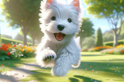 An image illustrating Cuánto ejercicio necesita un cachorro Westie
