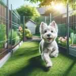 An image illustrating Cómo evitar que tu Westie escape del jardín