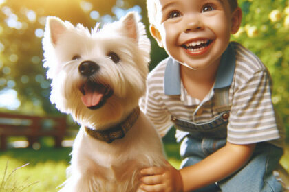 An image illustrating Los Westies y los niños - una convivencia feliz