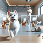 An image illustrating Cómo elegir una guardería canina ideal para tu Westie