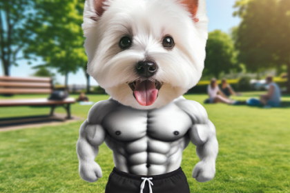 An image illustrating Cómo detectar sobrepeso en un Westie