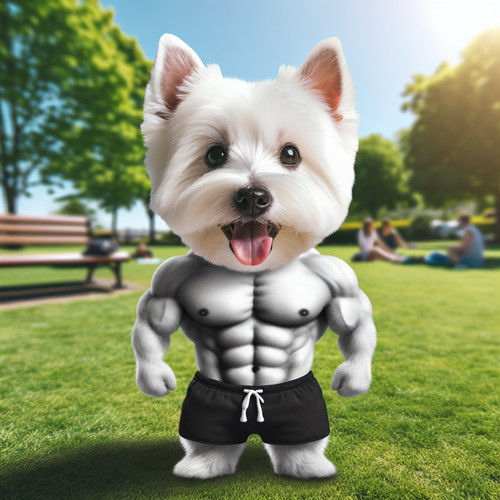 An image illustrating Cómo detectar sobrepeso en un Westie