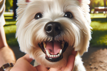 An image illustrating Qué hacer si tu Westie tiene mal aliento