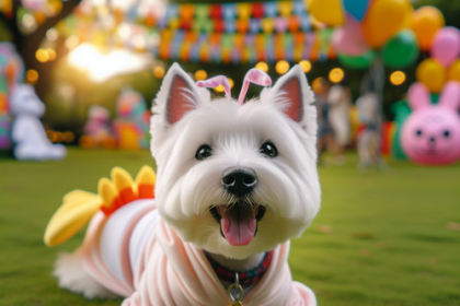 An image illustrating Ideas de disfraces para Westies que encantarán a tu mascota