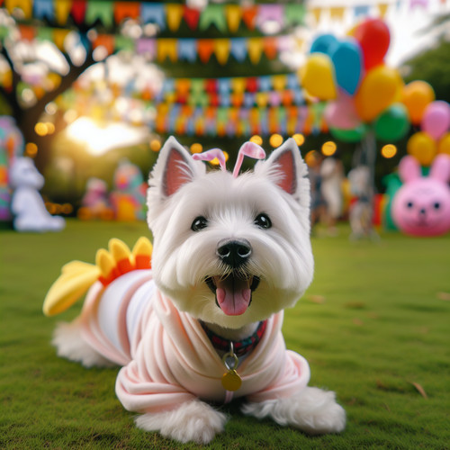 An image illustrating Ideas de disfraces para Westies que encantarán a tu mascota