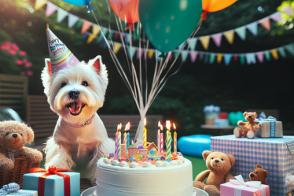 An image illustrating Cómo organizar el cumpleaños de tu Westie