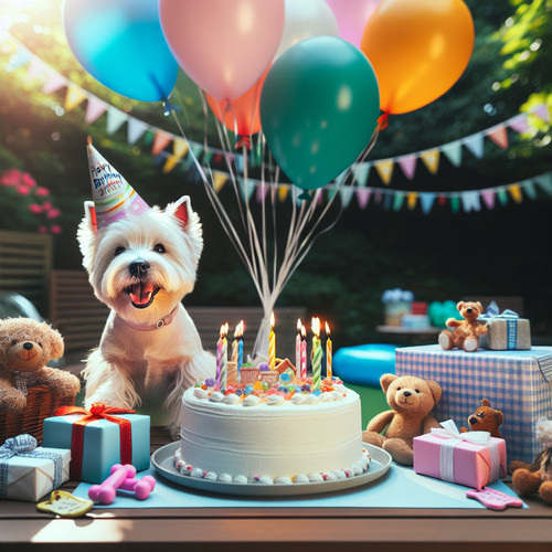 An image illustrating Cómo organizar el cumpleaños de tu Westie