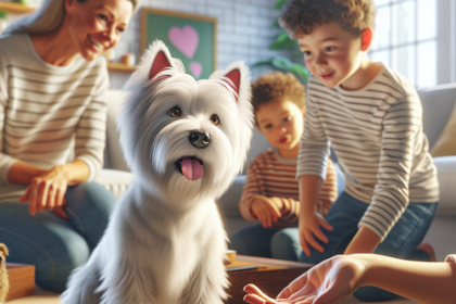 An image illustrating Cómo entender el lenguaje corporal de tu Westie