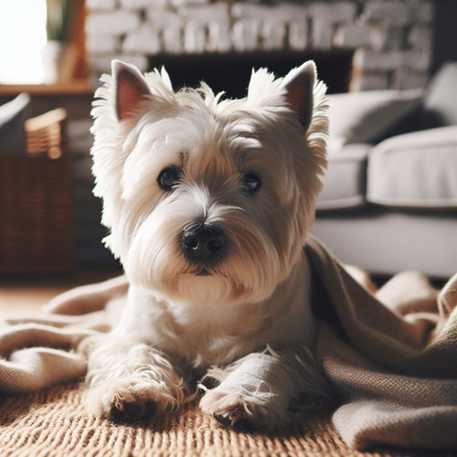 An image illustrating Cómo detectar signos de dolor en un Westie