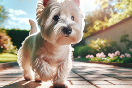 An image illustrating Qué hacer si tu Westie cojea o tiene molestias al caminar