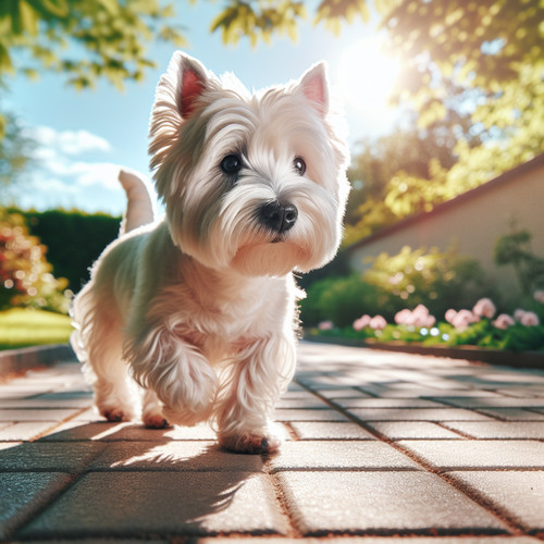 An image illustrating Qué hacer si tu Westie cojea o tiene molestias al caminar