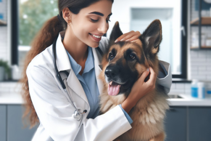 An image illustrating Cómo elegir un veterinario especializado en Pastor Alemán en Chile