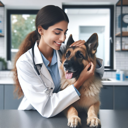 An image illustrating Cómo elegir un veterinario especializado en Pastor Alemán en Chile