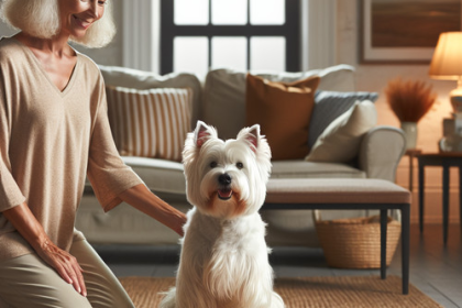 An image illustrating Cómo manejar la dominancia en un Westie