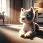 An image illustrating Cómo enseñar a tu Westie a quedarse solo sin llorar