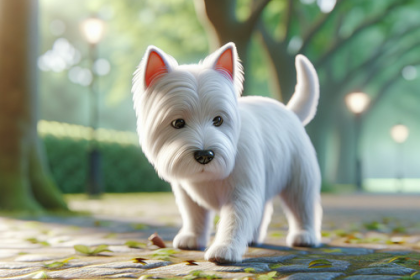 An image illustrating Cómo evitar que tu Westie se coma cosas del suelo