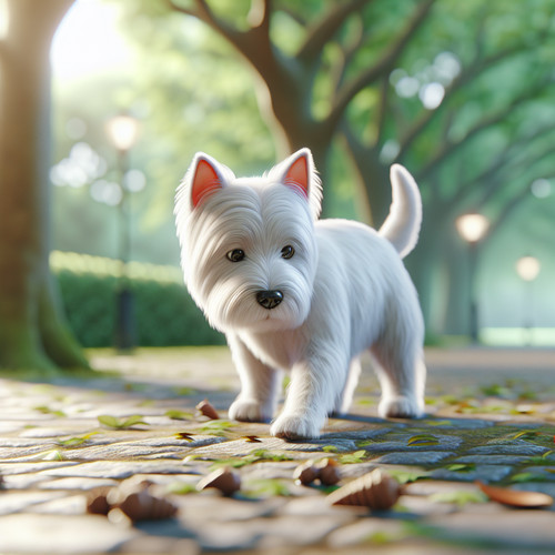 An image illustrating Cómo evitar que tu Westie se coma cosas del suelo