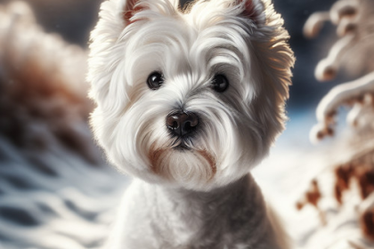 An image illustrating Cómo mantener el pelaje de un Westie brillante en invierno