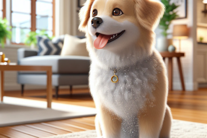 An image illustrating Cómo eliminar el olor de perro sin dañar su piel