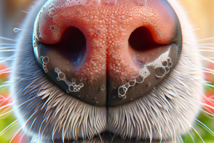 An image illustrating Cómo mantener el área del hocico libre de manchas