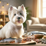 An image illustrating Cómo incorporar omega 3 en la dieta de un Westie