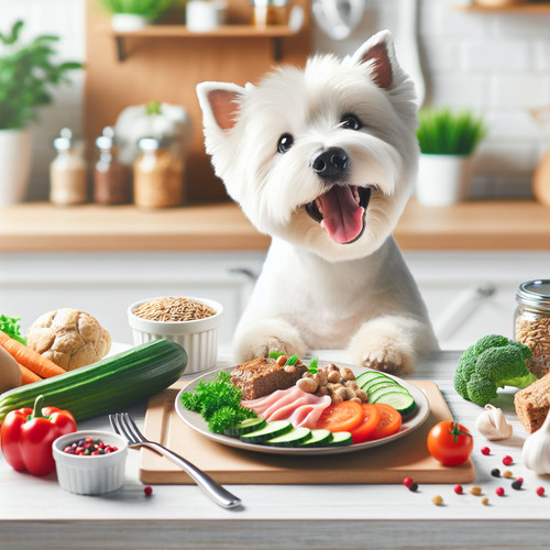 An image illustrating Cómo crear un menú casero balanceado para tu Westie