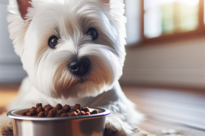 An image illustrating Qué cantidad de comida debe comer un Westie al día