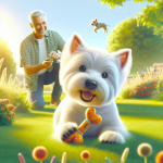 An image illustrating Cómo enseñar a un Westie a jugar sin morder