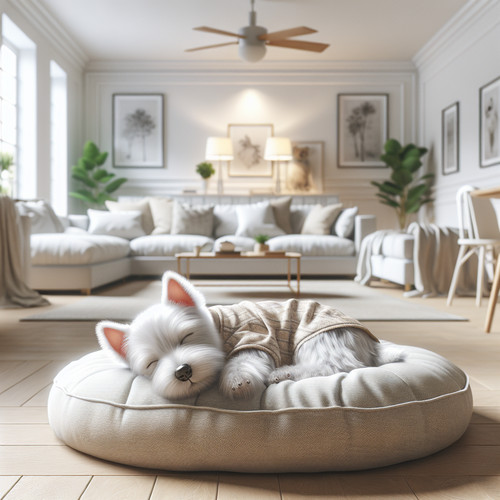 An image illustrating Qué significa si tu Westie duerme todo el día