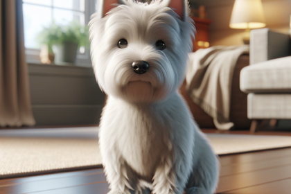 An image illustrating Cómo lograr que tu Westie respete los límites sin castigos