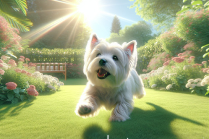 An image illustrating Por qué los Westies tienden a “cazar” objetos pequeños