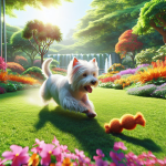 An image illustrating Cómo aprovechar el instinto cazador del Westie en juegos